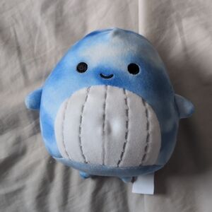 Squishmallows 4" Samir The Blue Whale Plush NO TAG Stuffed Animal